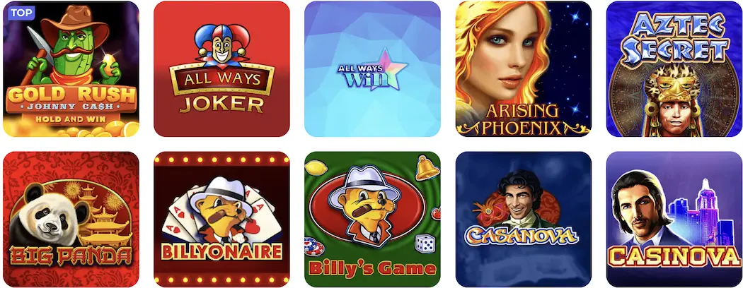 Casino Lucky Start slots library